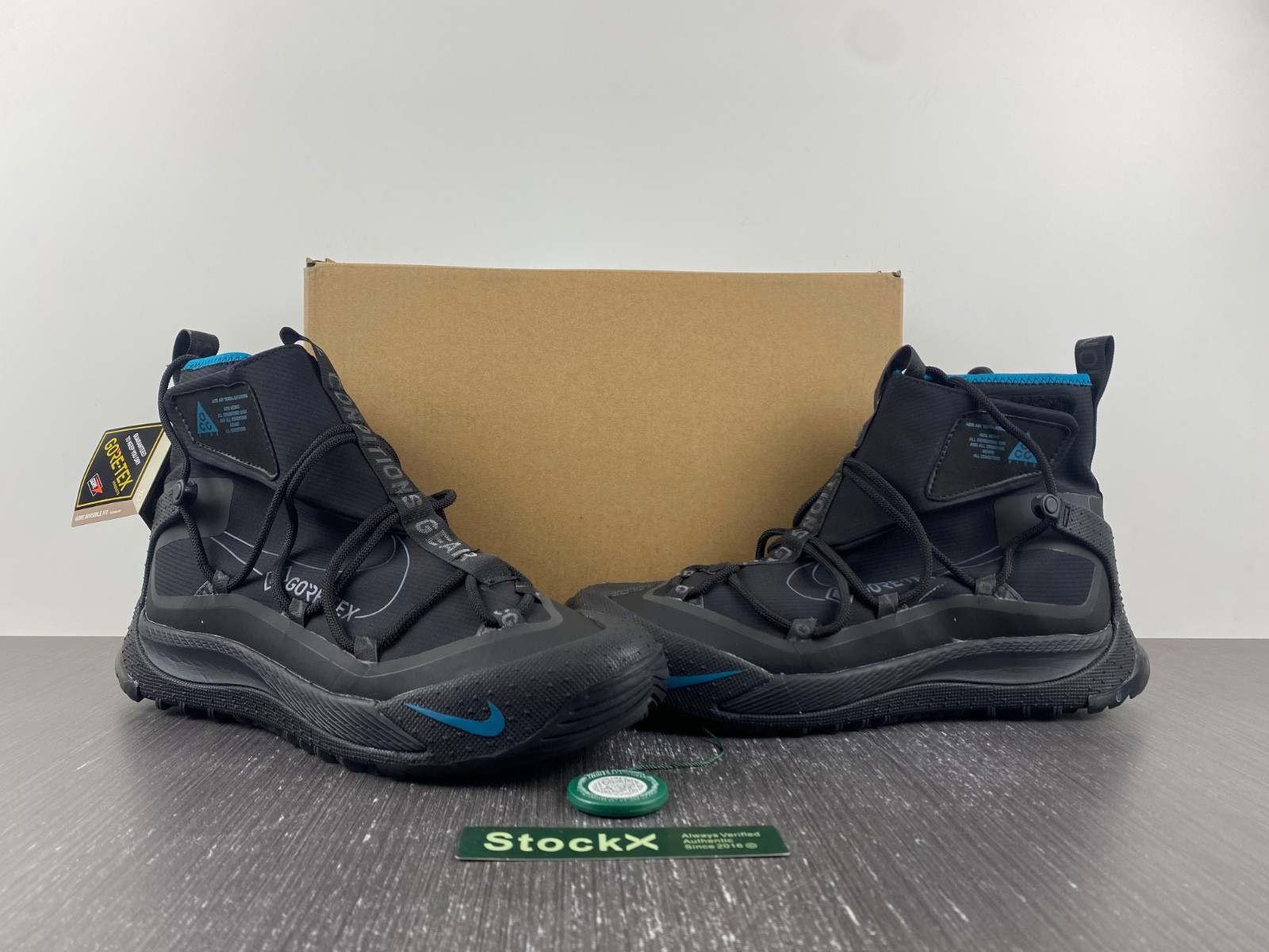 nike acg air terra antarktik gore-tex shoes black bv6348-001