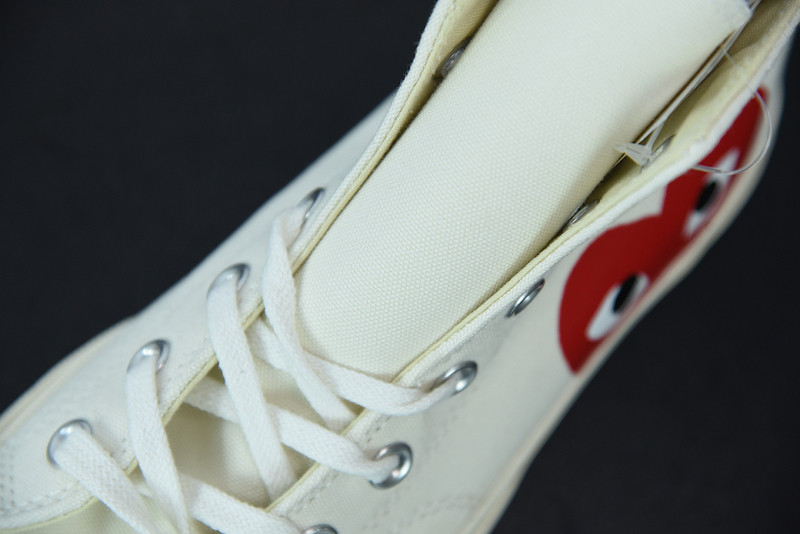cdg play x converse