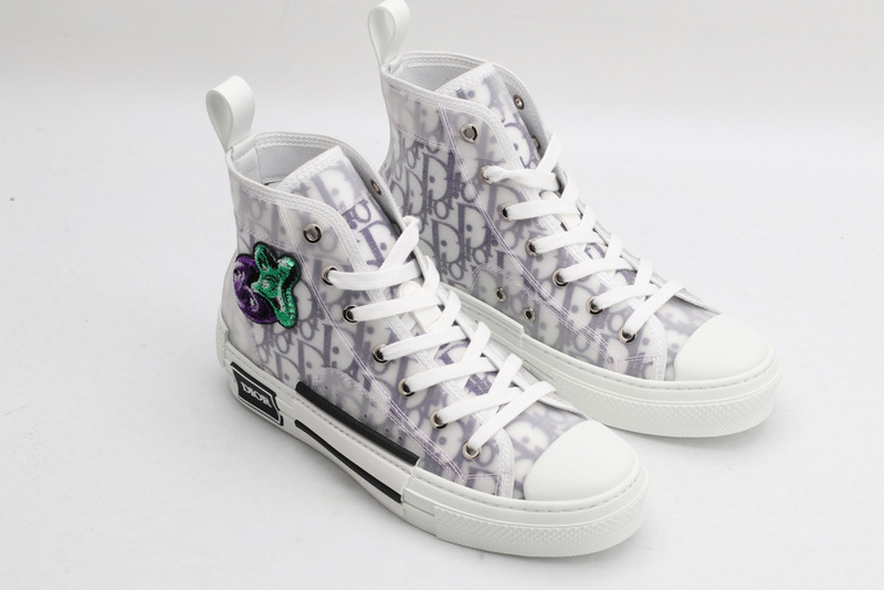 dio* b23 oblique high-top sneaker