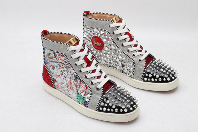 chian louin high top sneaker