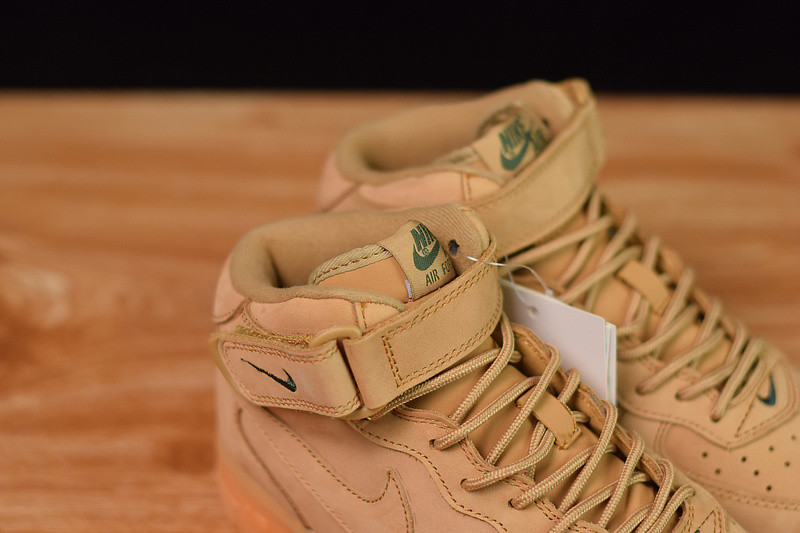 nike air force 1 mid 07 prm qs "flax" 715889-200