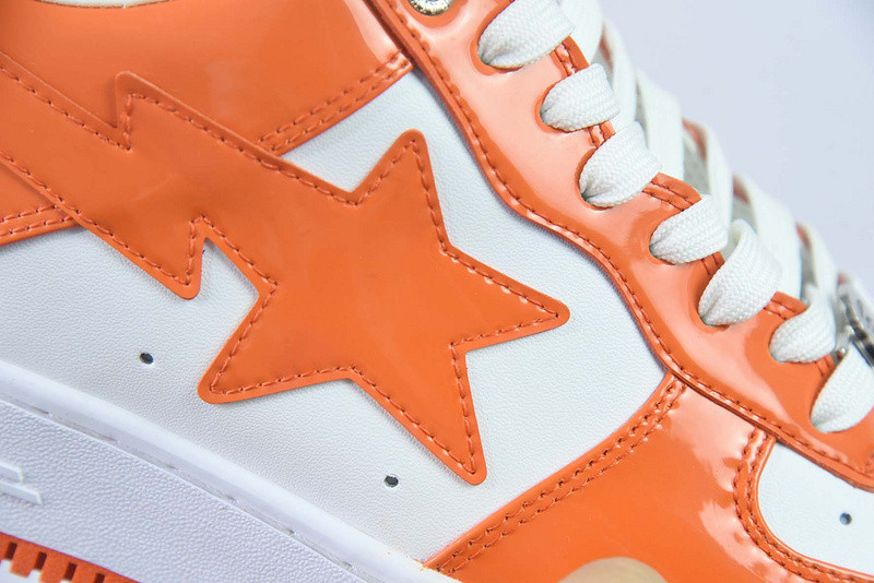 a bathing ape bape sk8 sta orange