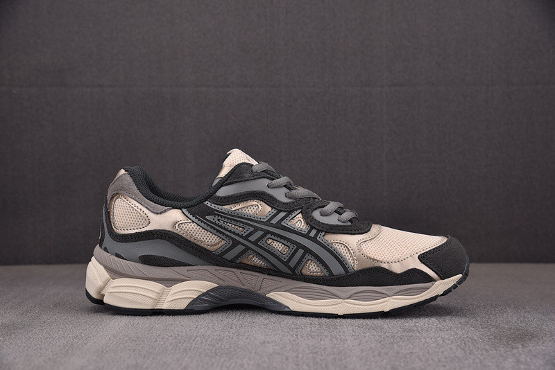 As*ic*s gel nyc ''oatmeal obsidian grey'' 1201a789-250