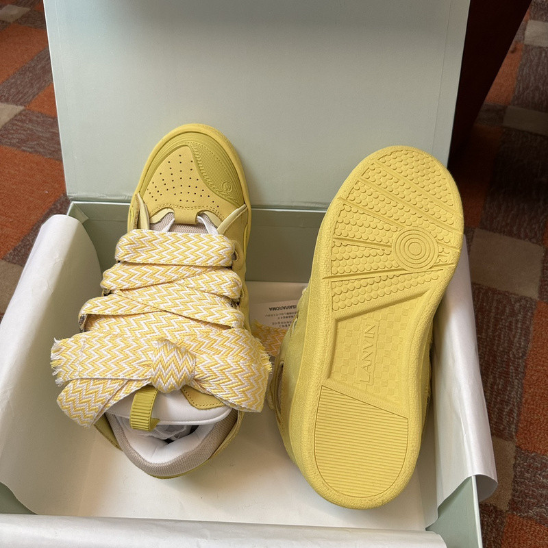 lanvin curb sneaker