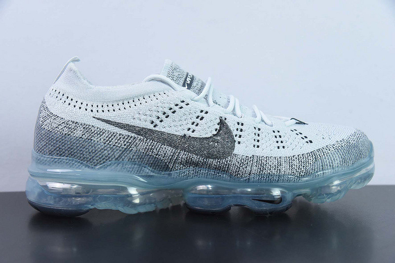 nike vapormax 2023 flyknit grey black dv1678-004